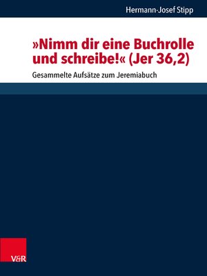 cover image of Nimm dir eine Buchrolle und schreibe! (Jer 36,2)